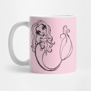 Mermaid Sketches Series: Mermaid Diva Mug